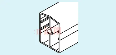Spacer beam untuk penyangga braket rel