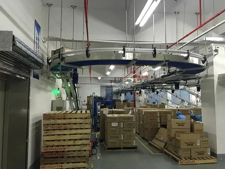 Aplikasi dari spiral conveyor